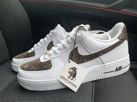 black lv air forces|Lv air force 1 brown.